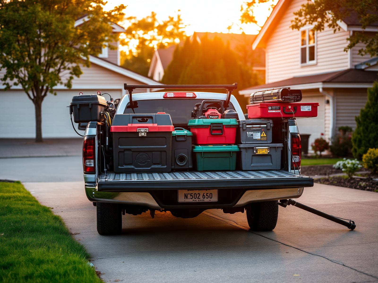 MowPro mobile service truck